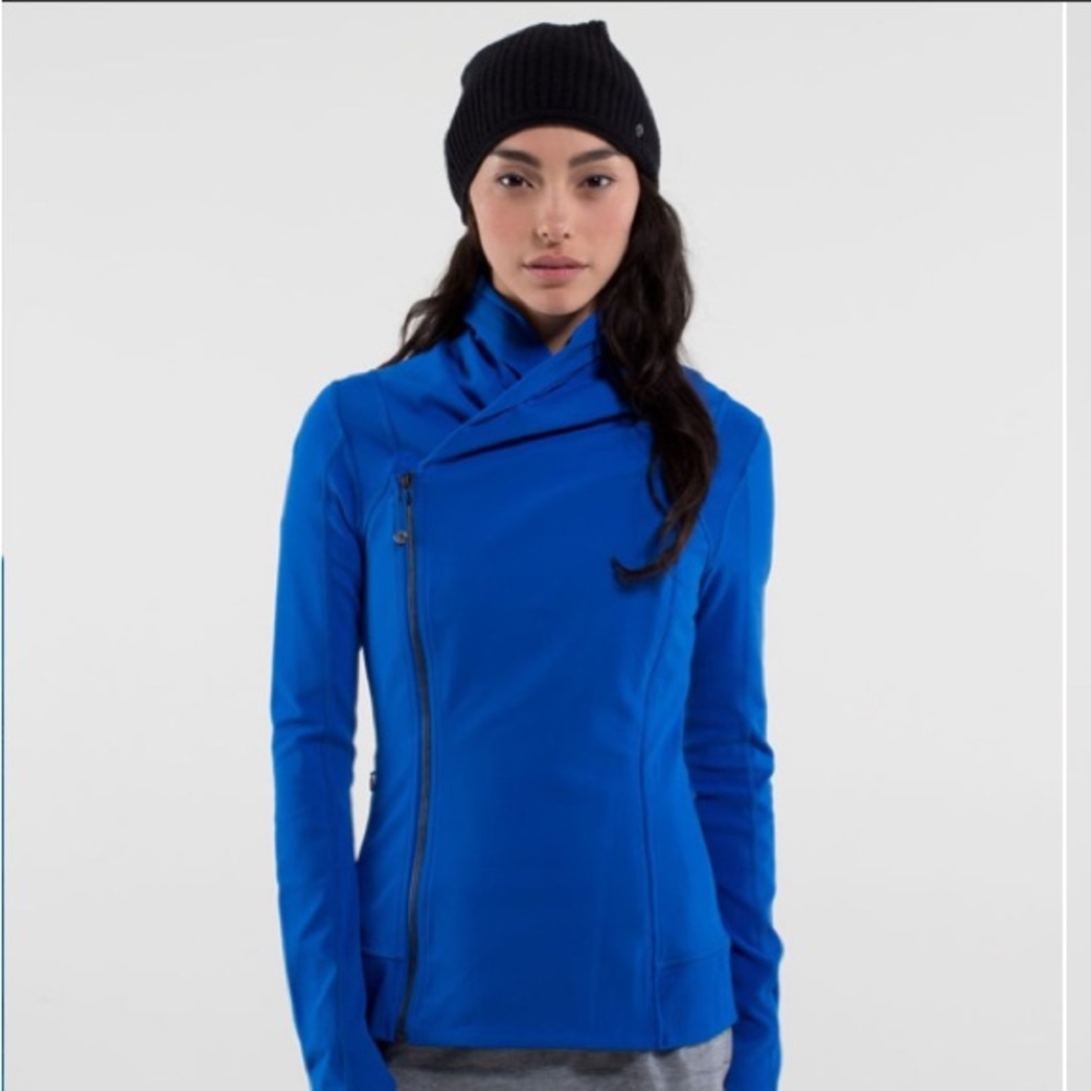 Lululemon Bhakti Yoga Jacket Baroque Blue size 4